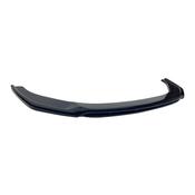 Audi A6 C8 S Line Yrs 2018-2023 Gloss Black Front Bumper Lip Spoiler Splitter image