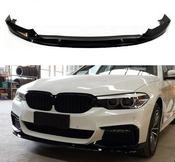 BMW 5 Series G30 2017 on M Perf Look Front Bumper Lip Plastic