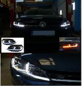 VW Golf 7 VII 2012-2017 Golf 7.5 GTD GTI Look LED Flowing Dynamic Sequential Turning Lights RHD