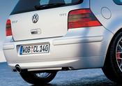 VW Golf MK 4 Yrs 98-04 Anniversary Style Plastic Rear Bumper Lip