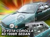 Toyota Corolla 4DR Saloon E11 Yrs 97-01 Brand New Heko 4 Piece Wind Deflectors 29631