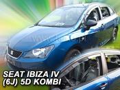 SEAT IBIZA 5D 2008-2017 WAGON Estate Brand New Heko 4 Piece Wind Deflectors Heko 28254
