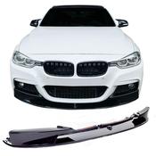 BMW F30 Yrs 11- Gloss Black M PERFORMANCE Front Bumper Lip Plastic 1Pc