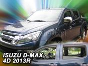 ISUZU D-MAX II 4D 2012-0 Brand New Heko 4 Piece Wind Deflectors 34005