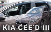 Kia Ceed III 5 Drs Yrs 2018 0n Brand New Heko 4 Piece Wind Deflectors 20183