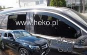 MERCEDES GLC X253 SUV 5D Yrs 2016- Brand New Heko 4 Piece Wind Deflectors 23299