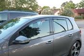 VW Golf MK 6 VI 5dr YRS 08-12 Brand New Heko 4 Piece Wind Deflectors 31176 image