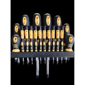 Set of 18 pc Screwdrivers with hanger image