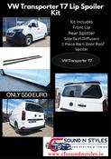 VW Transporter T7 2024- Bumper Lip Spoiler Kit