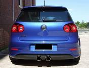 VW Golf MK5 Yrs 04 - 08 R32 Rear Bumper Lower Skirt Includes Reflectors