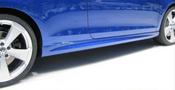 VW Golf MK6 VI 09-12 Sideskirts Pair PLASTIC R20 Look 3DR &amp; 5DR image