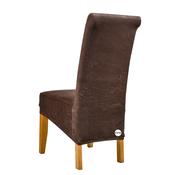 Brown Velvet Chair Cover (L) image