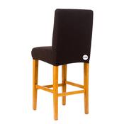 Black Texture Waffle Stool Cover image