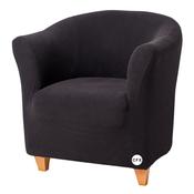 Black Tub Chair Cover image