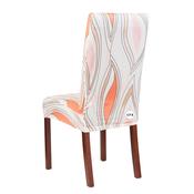 Orange and Cream Chair Cover (M) image