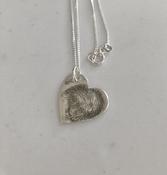 Fingerprint Heart Pendant image