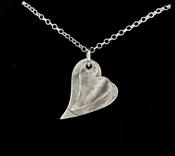 2 Stacked Fingerprints Necklace No Names image