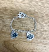 2 Heart Paw Print Bracelet image