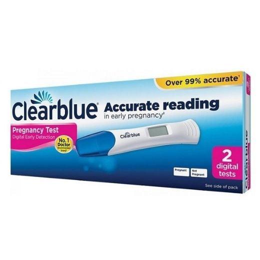 Clearblue Digital Ultra Early Pregnancy Test - 2 Tests, Clear Results in Words, 6 Days Early, Over 99% Accurate