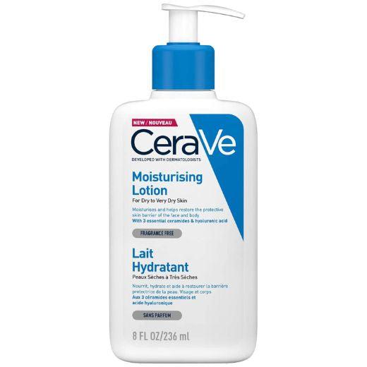 CeraVe Moisturising Lotion 236ml Dry to Very Dry Skin Fragrance Free Ceramides & Hyaluronic Acid