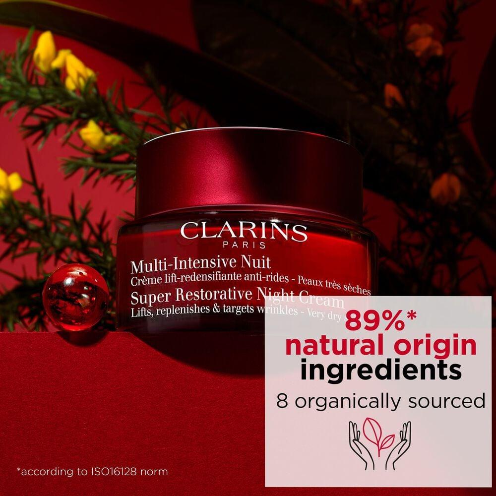 Clarins Super Restorative Night Cream for Very Dry Skin - Anti-aging, Wrinkles