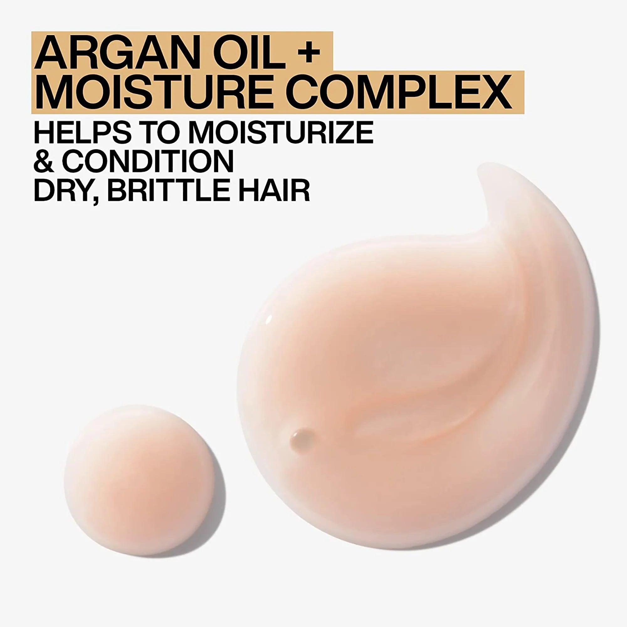 Redken All Soft Shampoo for Dry/Brittle Hair - Moisturizing with Argan Oil - 300ml