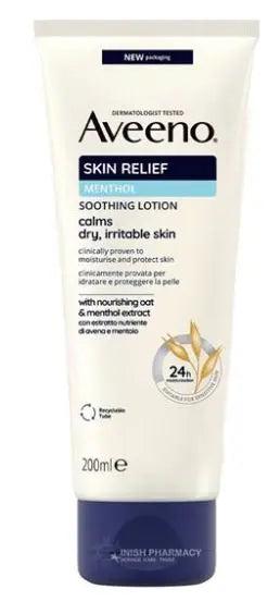 Aveeno Skin Relief Soothing Lotion Menthol for Dry, Sensitive & Irritable Skin 200ml