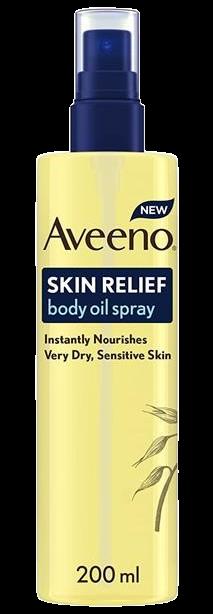 Aveeno Skin Relief Body Oil Spray 200ml - Instantly nourishes very dry, sensitive skin