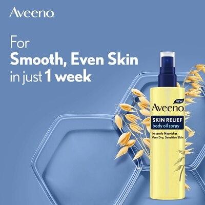Aveeno Skin Relief Body Oil Spray 200ml - Instantly nourishes very dry, sensitive skin