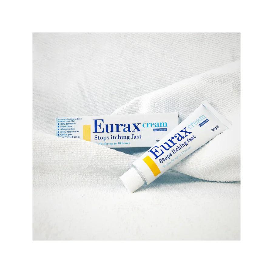 Eurax Cream for Itching, Dermatitis, Eczema, Rashes - 30g - Stops Itching Fast