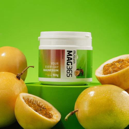 MAG365 Magnesium Passion Fruit 150g | Your Everyday Magnesium