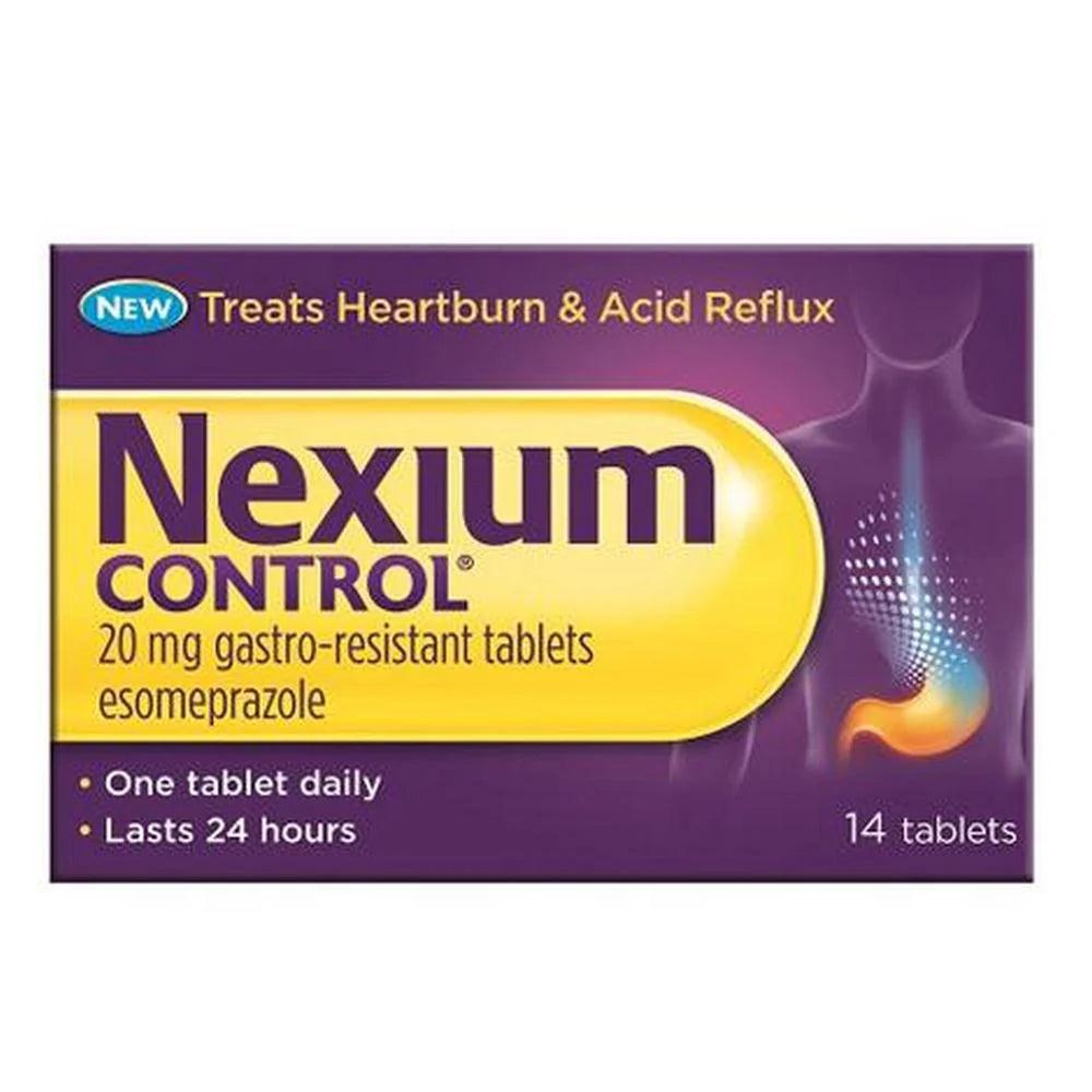 Nexium Control 20mg Tablets 14 Pack - Treats Heartburn & Acid Reflux, Lasts 24 hours