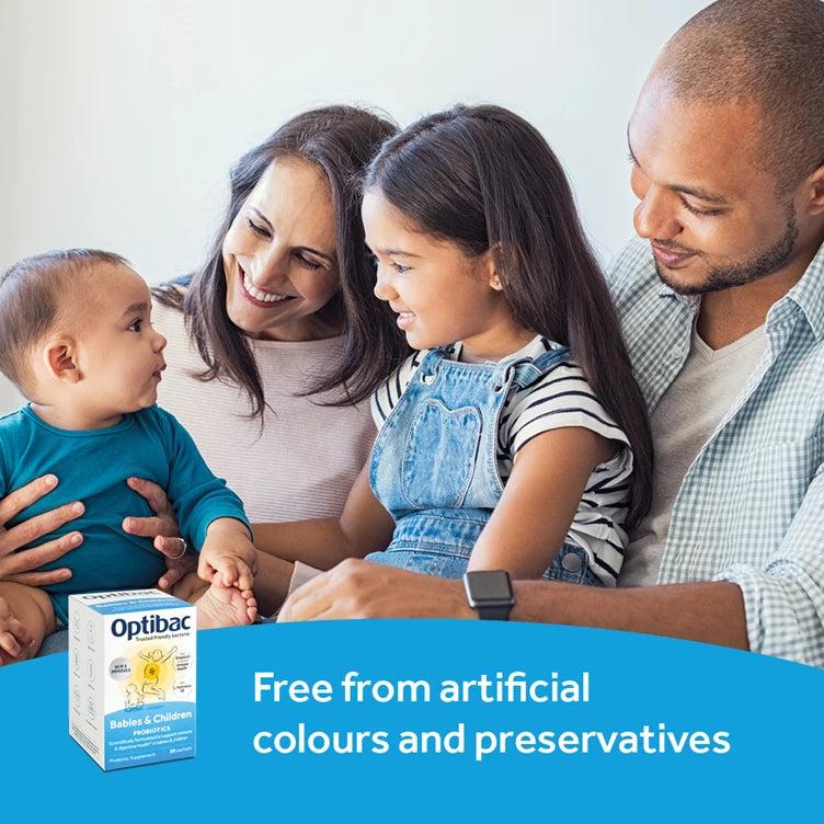 Optibac Babies & Children Probiotic Supplement 30 Pack - Immune & Digestive Health