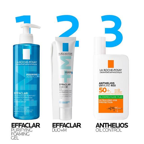 La Roche-Posay Effaclar Foaming Gel Cleanser for Oily, Acne-Prone Skin 200ml