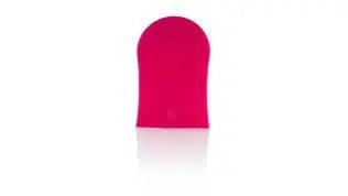 Cocoa Brown Double Sided Pink Mitt Velvet Tanning Accessory for Streak-Free Application