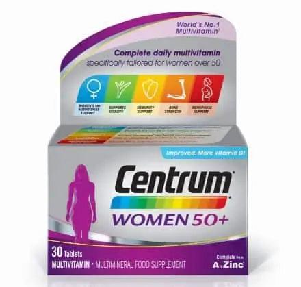 Centrum Women 50+ Multivitamin 30 Tablets - Complete daily multivitamin, specifically tailored for women over 50