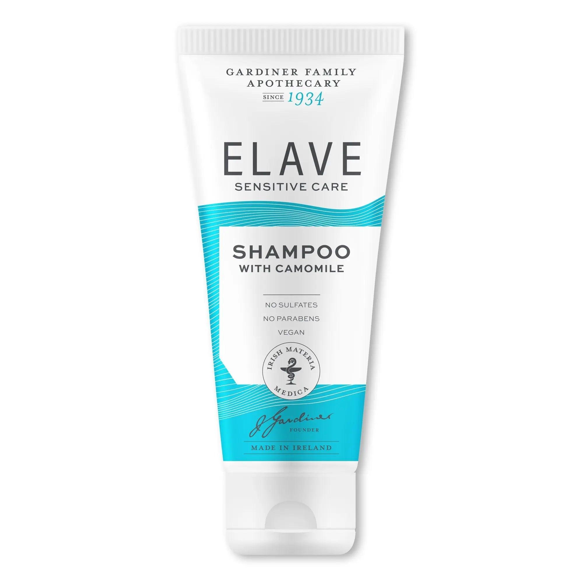 Elave Shower Gel 250ml Sensitive Care with Vitamin E, No Sulfates, No Parabens, Vegan
