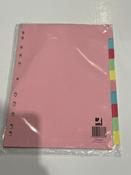 A4 Folder Dividers 10pk (Coloured)
