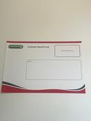 Customer Record Cards 1000pk (Red)