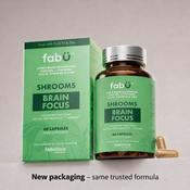 FabU Focus Brain 60 Capsules | Cognitive Support Supplement Ireland | Chemco Pharmacy