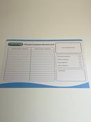 Phased Customer Record Card 20pk (Blue)