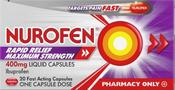 Nurofen Rapid Relief 400mg Liquid Capsules 20 Pack | Pain Relief Ireland | Chemco Pharmacy