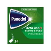 Panadol ActiFast Soluble 24 Tablets image