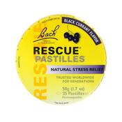 Rescue Remedy Pastilles Blackcurrant 50g | Bach Flower Remedy Pastilles Ireland | Chemco Pharmacy
