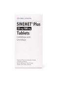 SINEMET PLUS 25MG/100MG TABS 100PK