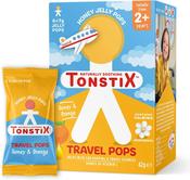 Tonstix Travel Pops -  Honey &amp; Orange 6pk Jelly Pops