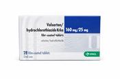 VALSARTAN HCTZ  160MG/25MG FC TABS 28PK image
