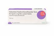 VALSARTAN HCTZ 80MG/12.5MG FC TABS 28PK image