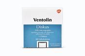 VENTOLIN DISKUS 200MCG INH PDR 60 DS