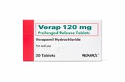 VERAP 120MG PRO REL TABS VERPAMIL 30PK